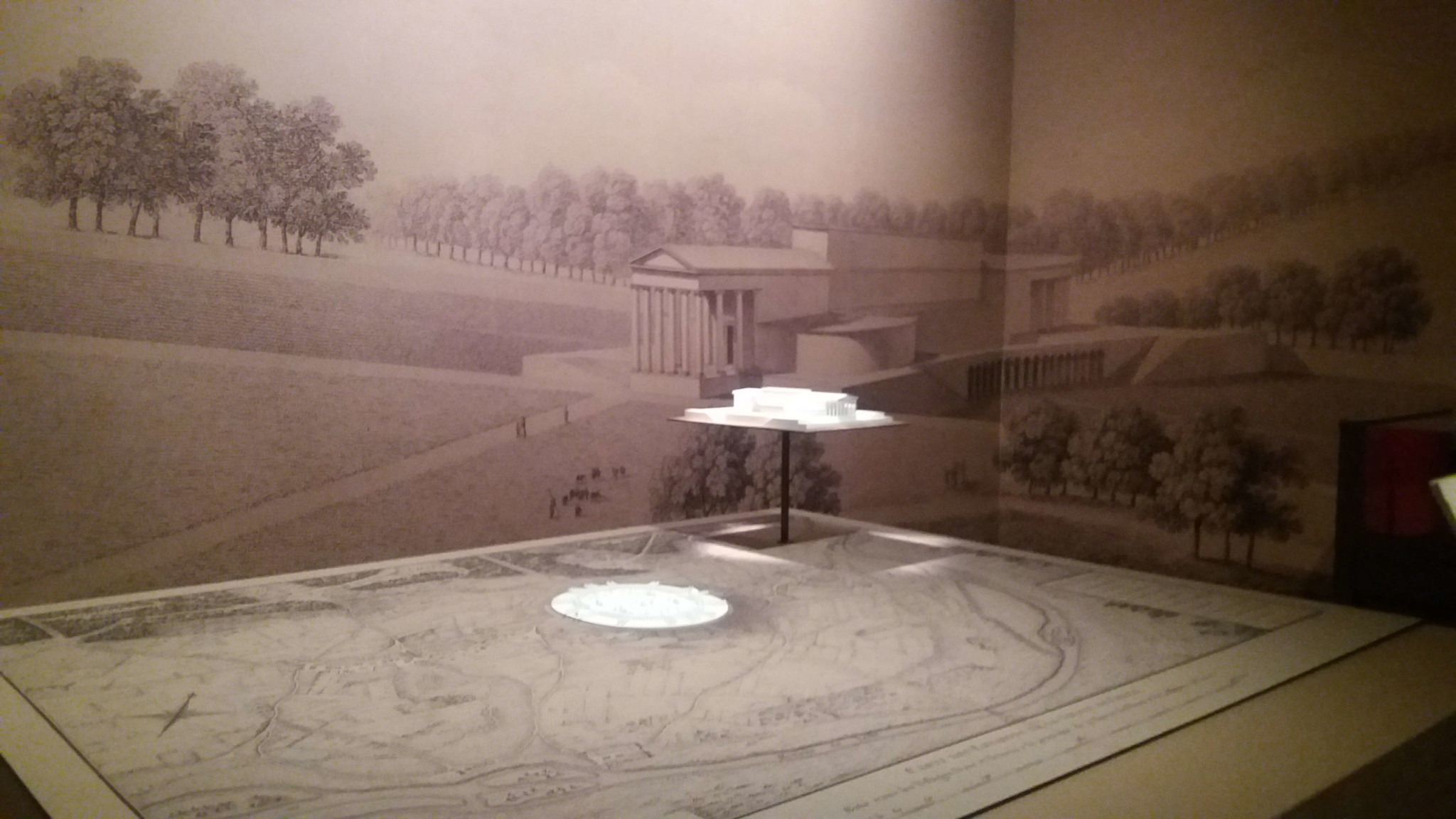Representació de l’Oikema, el temple del plaer que va projectar l’arquitecte francès Charles Ledoux per a la seva ciutat ideal de la Saline de Chaux.