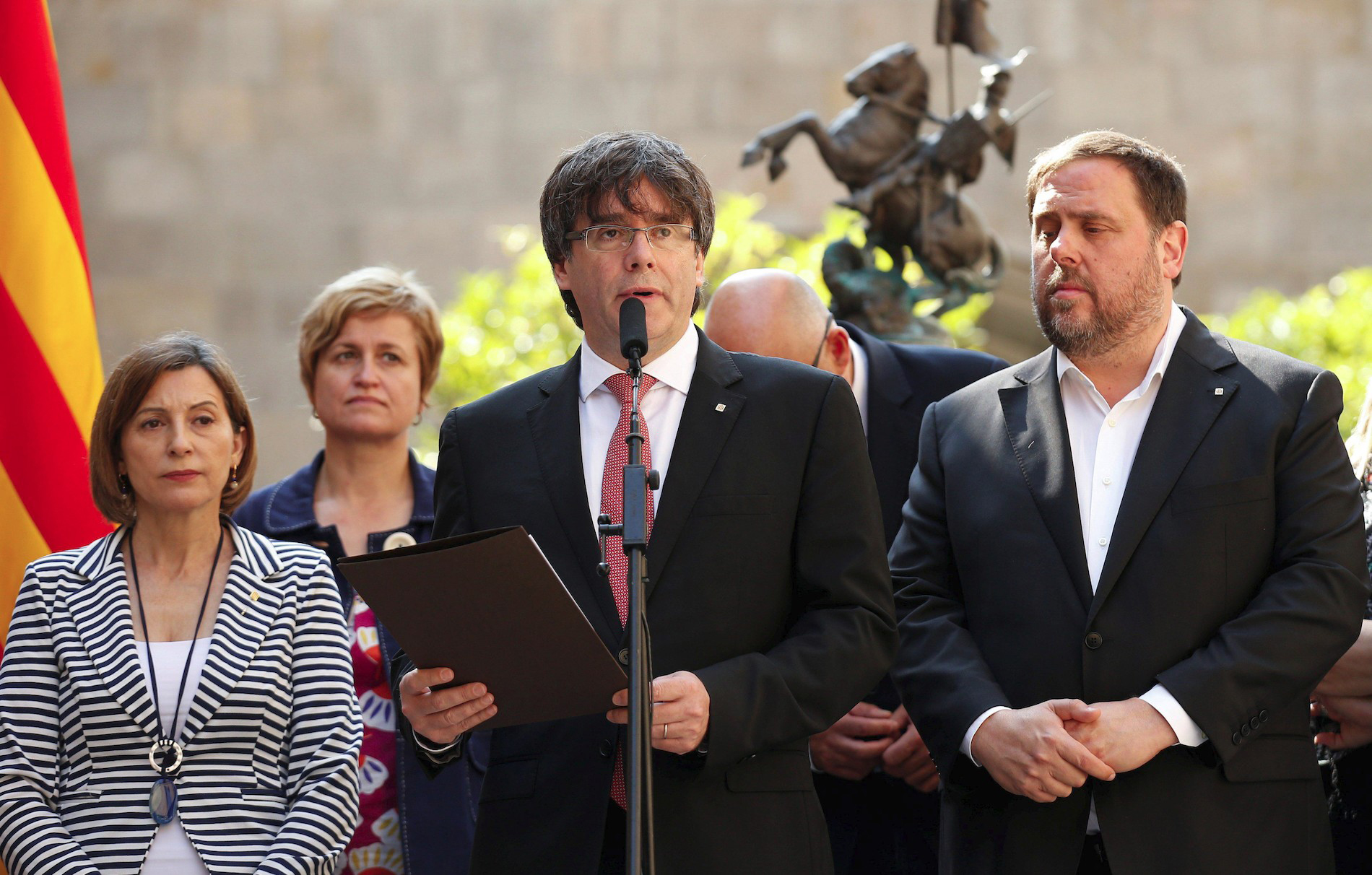 Puigdemont, Junqueras, referèndum 1 octubre