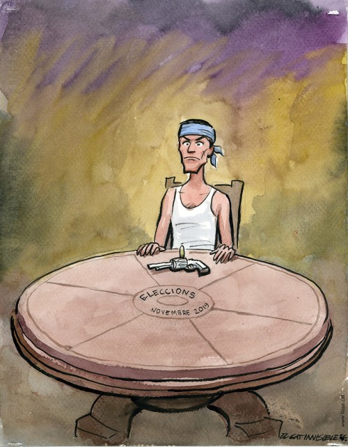 Pedro Sánchez juga a la ruleta russa