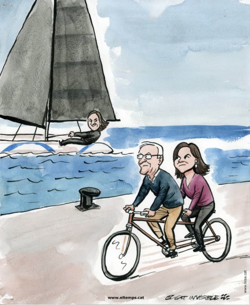 Joan Ribó, Sandra Gómez i María José Català