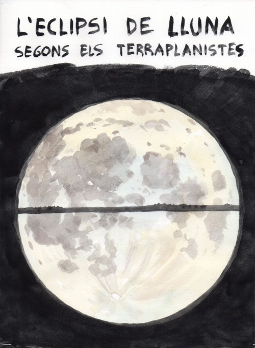 Llunes i terraplanistes