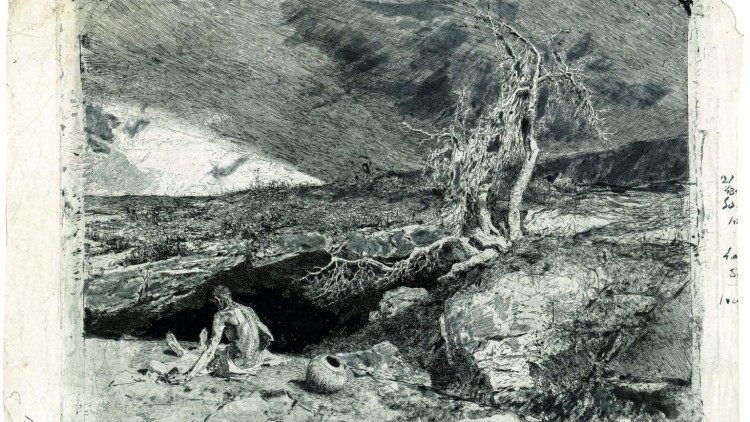 Mària Fortuny, Anacoreta, 1869, Museu Nacional d'Art de Catalunya, Barcelona, 2020