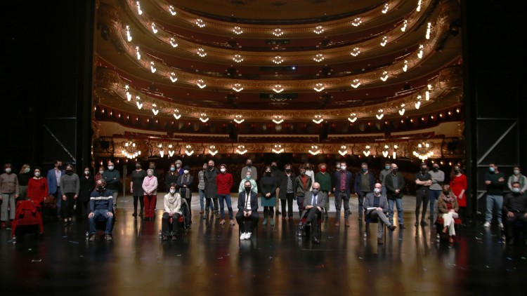 Presentació del projecte 'Opera prima', al Gran Teatre del Liceu. Agència Catalana de Notícies