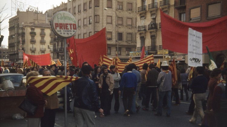 Manifestació a València el 1978