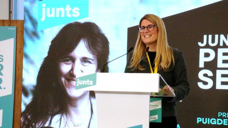La portaveu de Junts per Catalunya, Elsa Artadi. Agència Catalana de Notícies