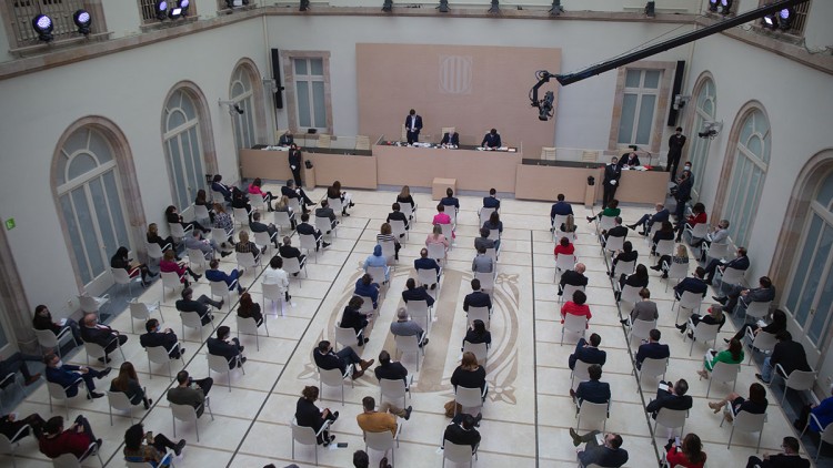 Sessió constitutiva del Parlament (XIII legislatura). Europa Press