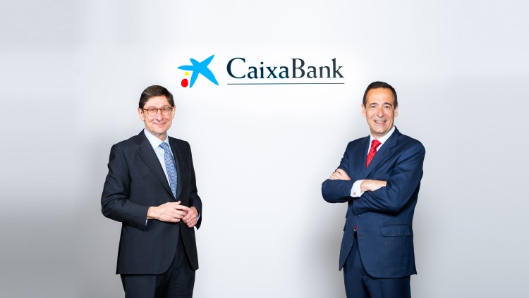 Jose Ignacio Goirigolzarri, president de CaixaBank, i Gonzalo Gortázar, conseller delegat de CaixaBank| CaixaBank