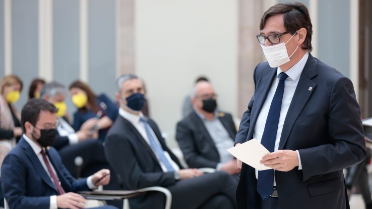 Salvador Illa, líder del PSC al Parlament de Catalunya. Agència Catalana de Notícies