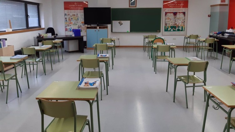 Una aula d'un centre de València| Europa Press