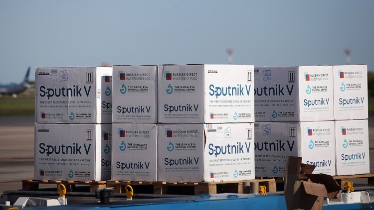 Dosis de la vacuna Sputnik arriben a l'Argentina. Europa Press