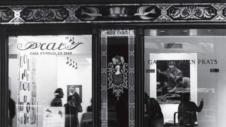 "Presència de Joan Prats". Exposició inaugural. 1976.. Cortesia Galeria Joan Prats