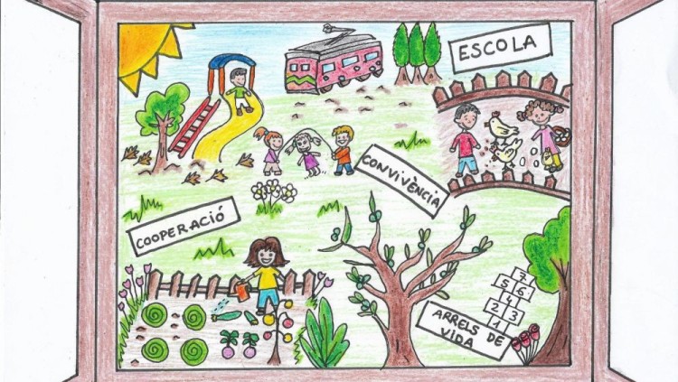 Dibuix elaborat pels alumnes de La Nostra Escola Comarcal| Nostra Escola Comarcal 