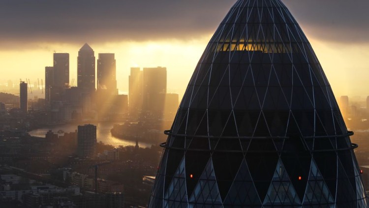 Districte financer de Londres. Der Spiegel