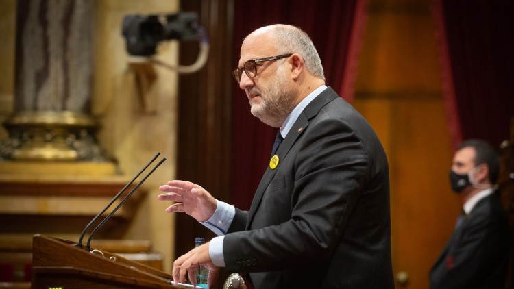 Eduard Pujol al Parlament en una imatge d'arxiu. Europa Press