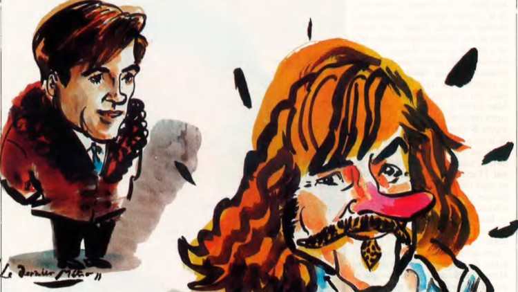 Jean Paül Belmondo, retrat al costat de Cyrano de Bergerac. Arxiu EL TEMPS
