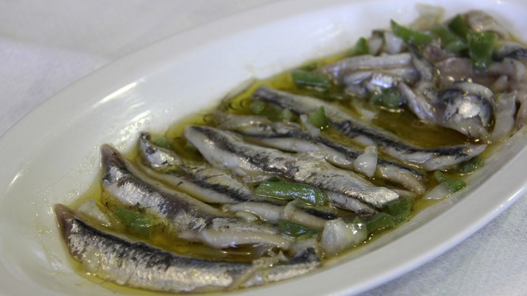 Anxoves a la vinagreta. Flickr