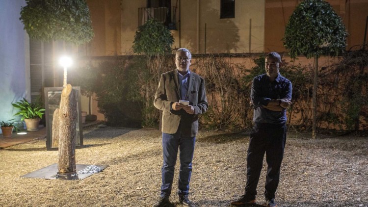 Pau Ricomà (alcalde de Tarragona) i Vicent Fibla