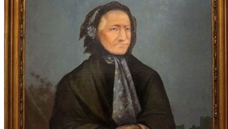 Retrat de Raimunda de Nouvilas, una de les heroïnes de Santa Bàrbara que atenien els ferits durant la Guerra del Francès