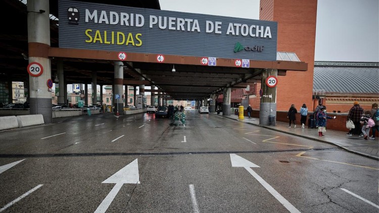 L'estació d'Atocha, a Madrid