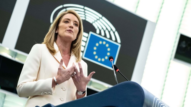Roberta Metsola, nova presindeta del Parlament Europeu. Agència Catalana de Notícies