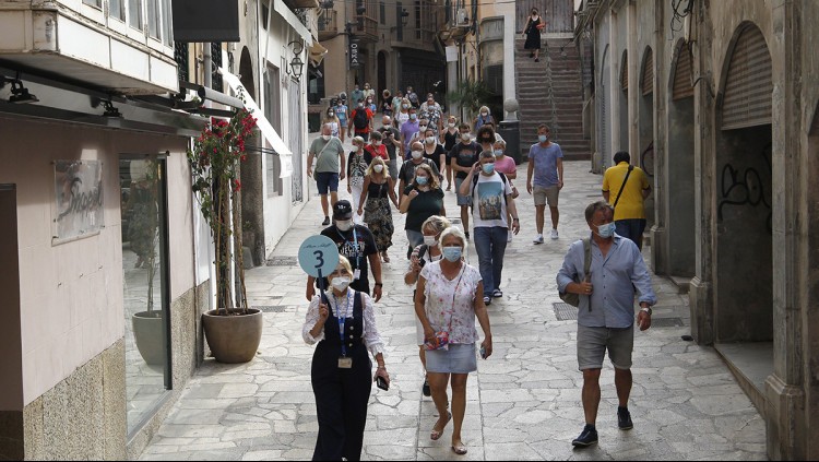 Turistes a Palma. Europa Press