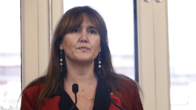 Laura Borràs compareix al Parlament. Agència Catalana de Notícies