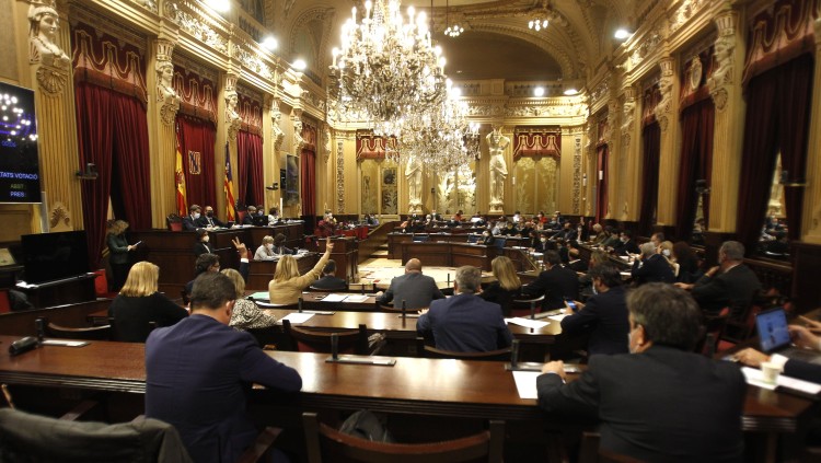 Imatge de l'interior del Parlament balear. Europa Press