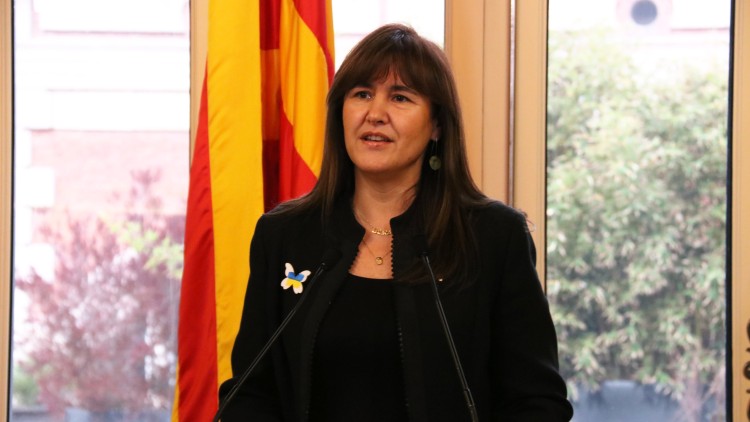 Laura Borràs, presidenta del Parlament. Agència Catalana de Notícies