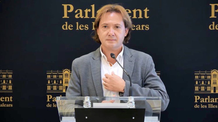 El líder de Vox a les Balears, Jorge Campos. Europa Press