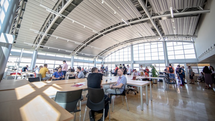Imatge actual d’una part de les instal·lacions de la Ciutat de la Llum, reconvertida en la seu principal del Districte Digital, el pol innovador que la Generalitat promou a Alacant. Europa Press