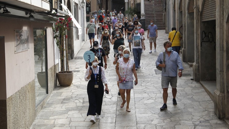 Turistes a Palma. Europa Press
