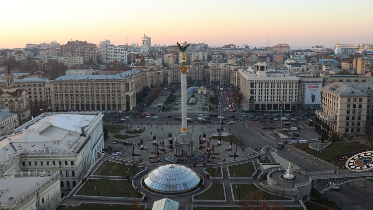 La plaça central de Kiev| Viquipèdia