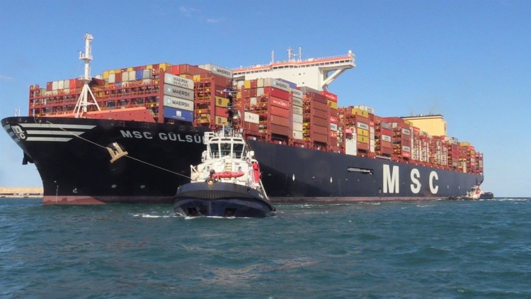 Un vaixell de l'empresa multinacional Maersk| Europa Press