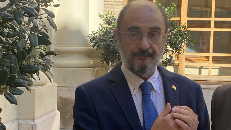 El president de l'Aragó, Javier Lambán. Europa Press