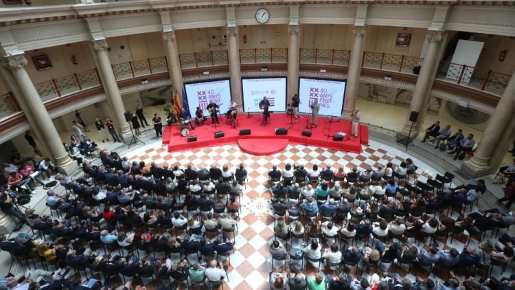 Una imatge de l’acte celebrat el dia 1 de juny al Palau de les Comunicacions de València. 