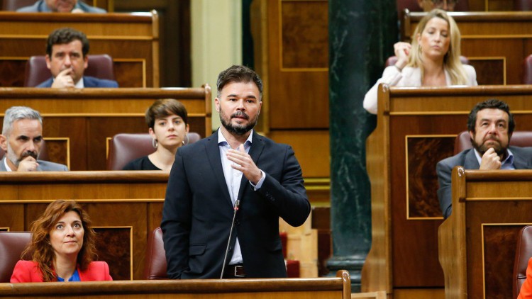 El portaveu d'ERC al Congrés, Gabriel Rufián. Agència Catalana de Notícies