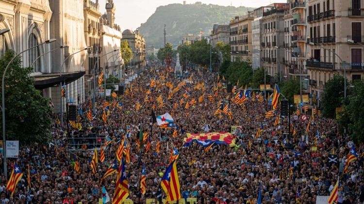 Imatge de la Diada del 2022. Europa Press
