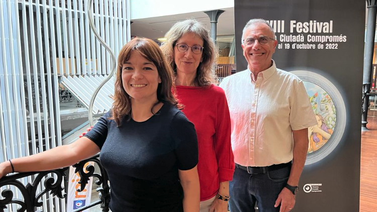 Carla Soriano, Anna Gascó i Joan Lloret.. ACICOM