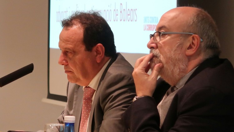 L'exfiscal Pedro Horrach i el conseller de Transparència, Manuel Alcaraz