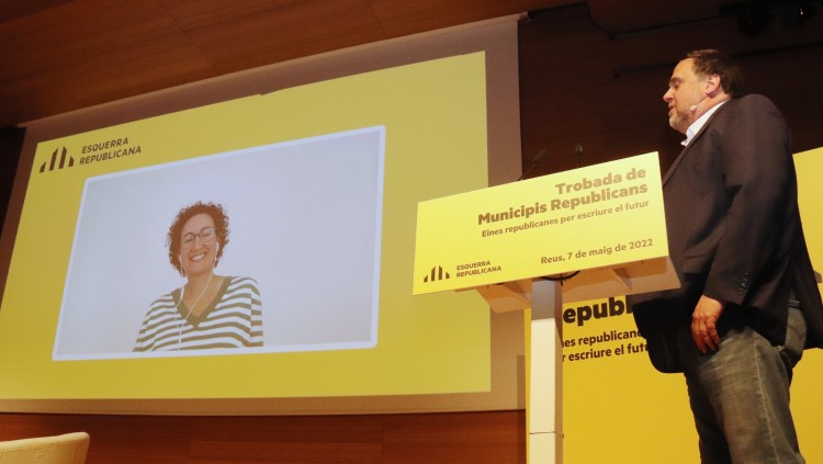 Oriol Junqueras i Marta Rovira. Agència Catalana de Notícies