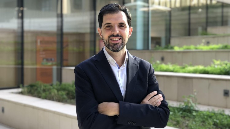 Aleix Cubells a les oficines del departament d'Economia i Hisenda. Generalitat de Catalunya