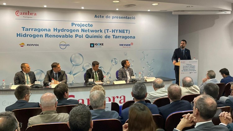 El conseller Roger Torrent presenta el projecte Tarragona Hydrogen Network