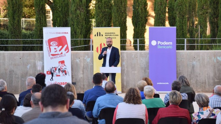 Acte de llançament de la llista municipal a Benicarló| ERPV