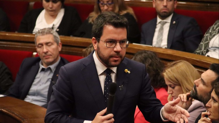 El president català Pere Aragonès. Agència Catalana de Notícies