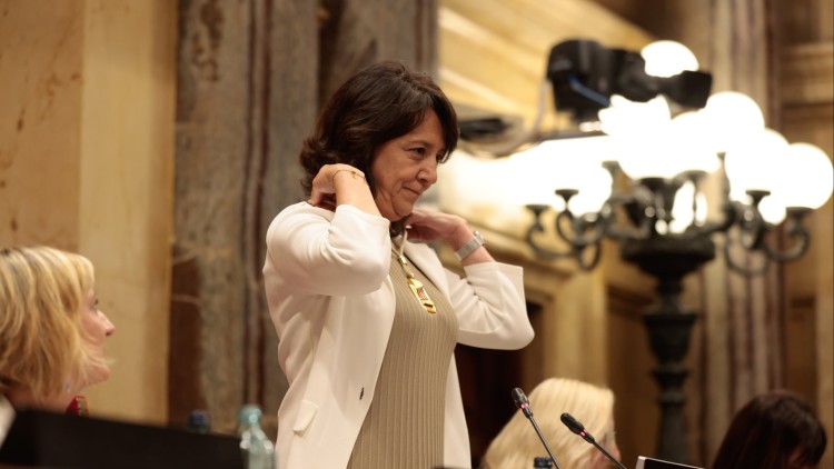 Anna Erra, nova presidenta del Parlament de Catalunya. Europa Press