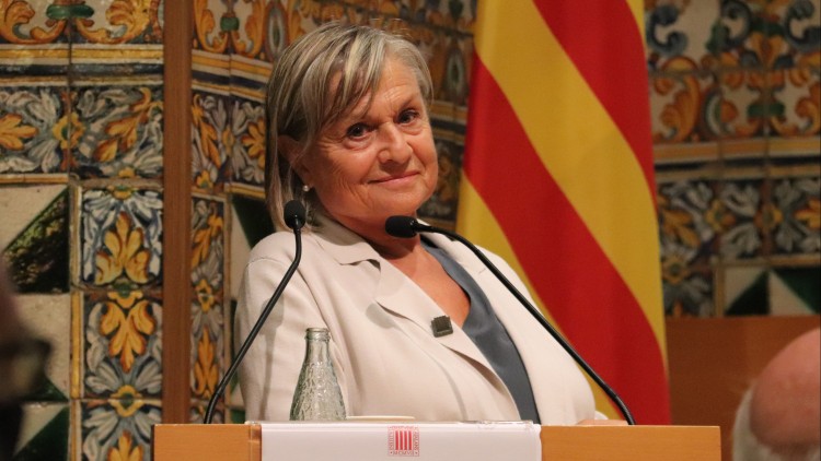 Teresa Cabré, presidenta de l'IEC. Agència Catalana de Notícies