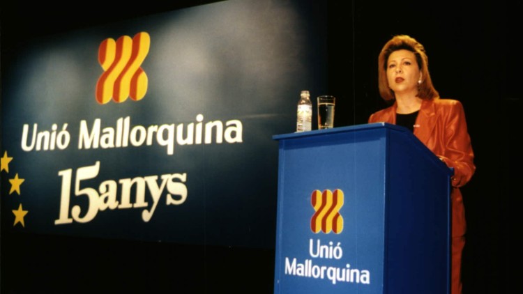 Maria Antònia Munar, líder històrica d'Unió Mallorquina. Joan Celià - Arxiu EL TEMPS
