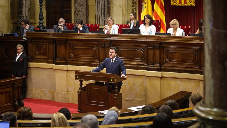 El president català Pere Aragonès. Agència Catalana de Notícies