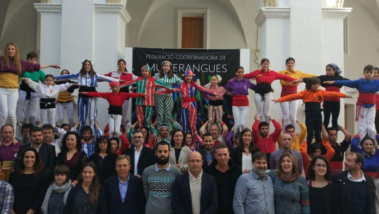 Constitució, aquest dissabte a Algemesí, de la Federació Coordinadora de Muixerangues del País Valencià. Federació de Muixerangues