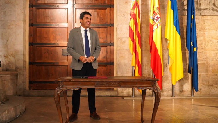 El president de la Generalitat Valenciana, Carlos Mazón. Europa Press